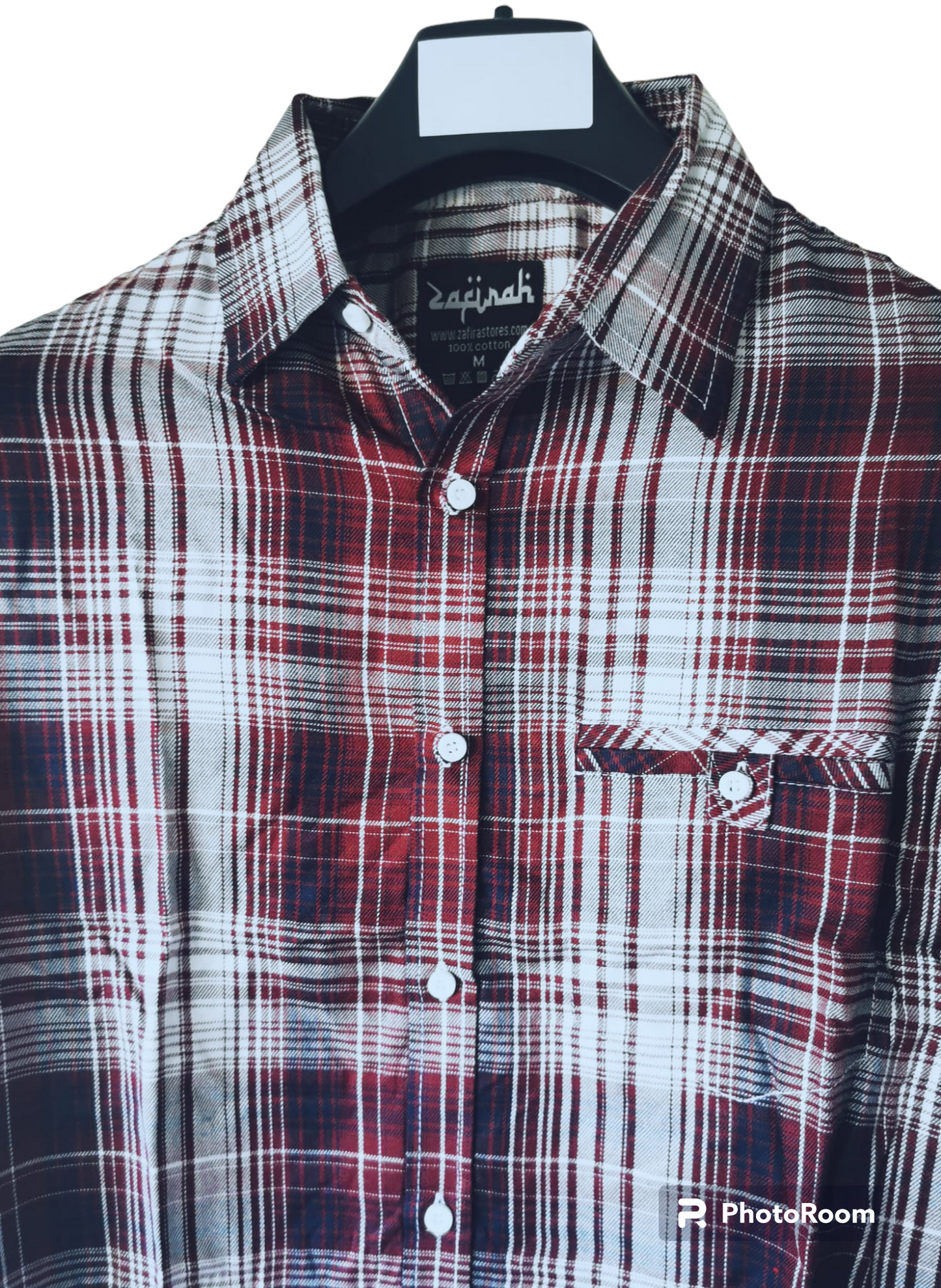 Classic Elegance: Men's Casual Checked Shirt in Pure Cotton