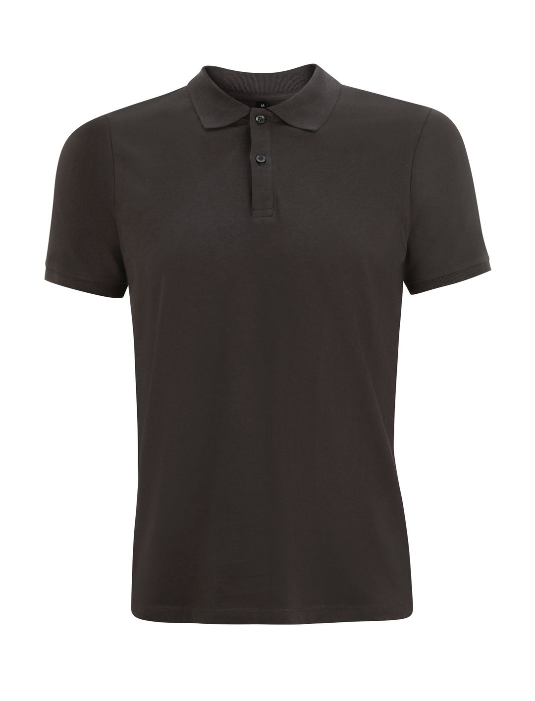 Elevate Your Style with the Men's Slim Cut Jersey Polo Shirt in Ash Black